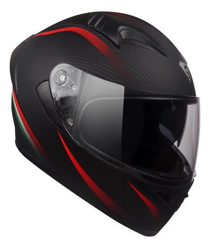 Casco De Motocicleta Integral Visera Interna Tintada Y ...