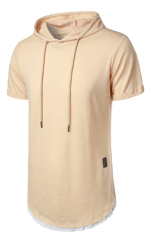 Camiseta Con Capucha Para Hombre, Camisa Lisa Para Hombre De