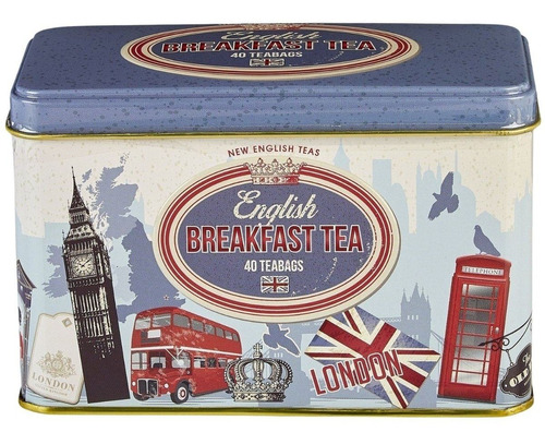 Te New English Retro London 40 Sobres Lata Rs35