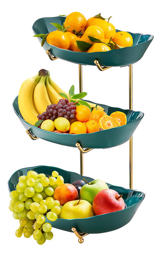Frutero Para Mostrador De Cocina Cesta De Frutas Acrílica