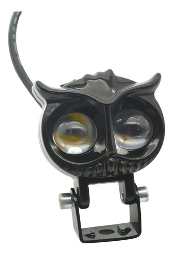 Foco Led Para Motocicleta, Faro Con Doble Lente De Aluminio,