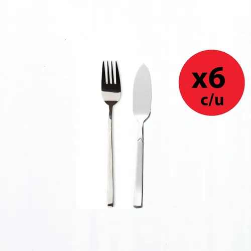 comprar Volf Focus Set 6 Tenedores De Mesa + 6 Cuchillo Manteca