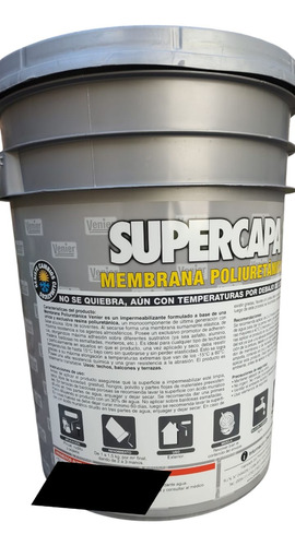 Membrana Poliuretanica Supercapa 20 Kg Venier Blanco Mate