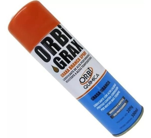 Graxa Branca Spray 300ml Orbi Química