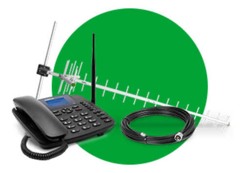 Telefone Fixo Celular 3g Cfa 6041 Intelbras