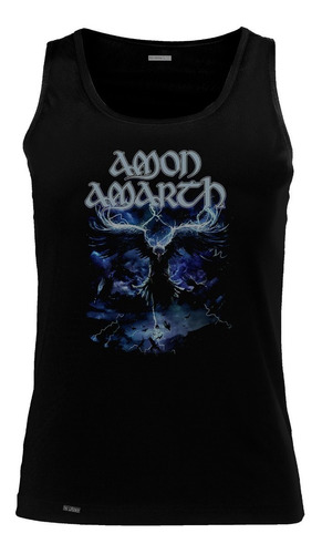 Camiseta Esqueleto Amon Amarth Banda Rock Metal Hombre Sbo