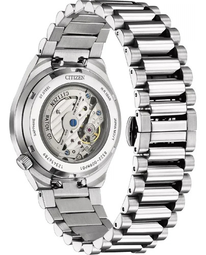 Reloj Citizen Automatico Tsuyosa Nk5010-51l Azul Turquesa