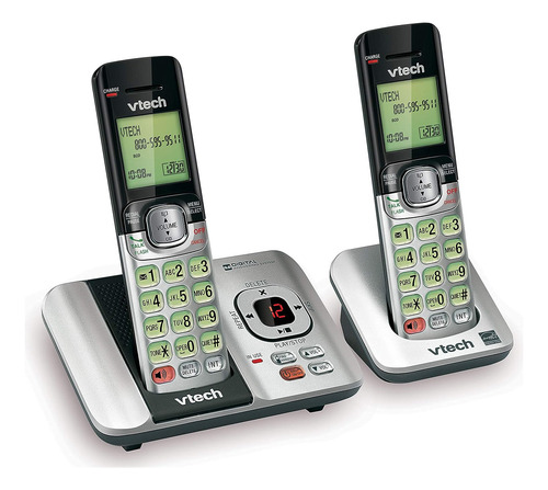Telefones Vtech Cs6529-2 Dect 6.0, Com Secretária Eletrônica