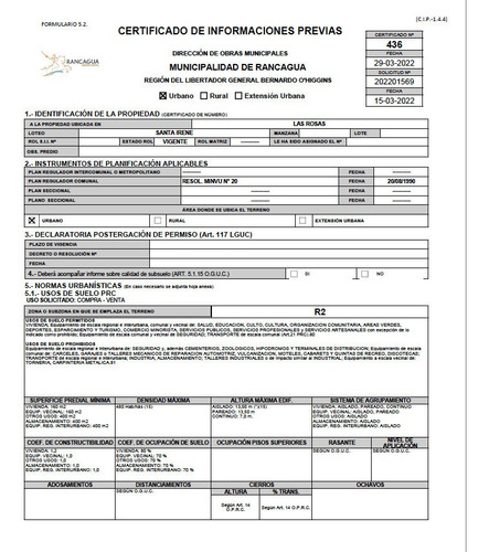 Imagen 4 de 7 de Terreno Centro Rancagua/ Anteproyecto Aprobado