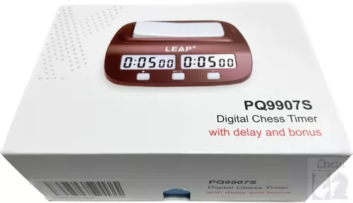 🏷️【Tudo Sobre】→ Relógio Digital de Xadrez Leap Pq9907S I-Go Count Up Down  Timer