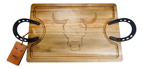 Tabla Para Picar Mediana Diseño Herradura 45cm Wayu