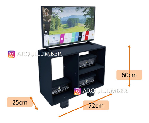 Rack Tv 32 Pulgadas H Gold