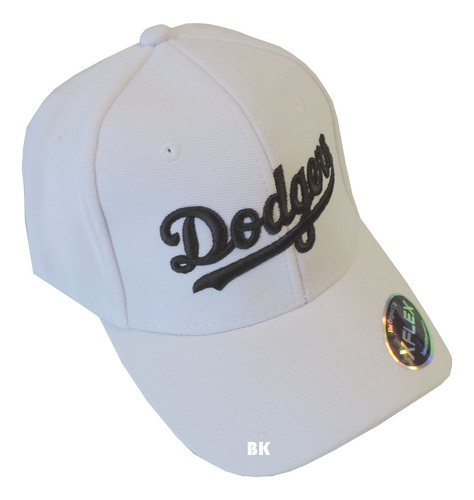 Dodgers Gorra Bca Ajustable Logo Cur Neg Beisbol Angeles Bk