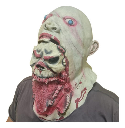 Máscara De Látex Terror Zumbi Monstro Caveira Fantasia