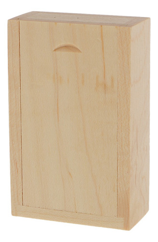 Imagem 2 de 7 de 16gb Cuboid Maple Usb 2.0 Flash Drive E Caixa De Madeira