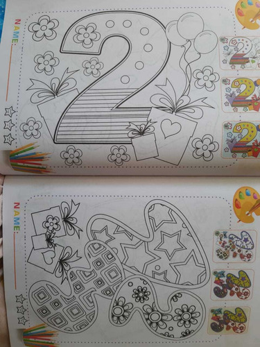 Kit Cartillas Libros Para Colorear X2 + 12colores Doble Punt