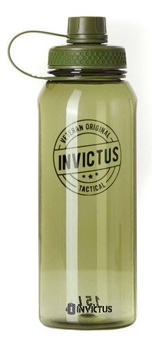 Garrafa Tática Gallon Verde 1,5l Tritan Vedação Invictus