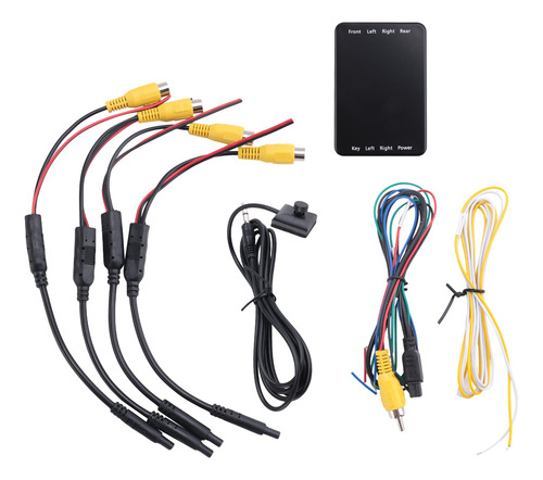Sistema De Cámaras De 4 Vías Con Vista De 360 Grados, Caja D