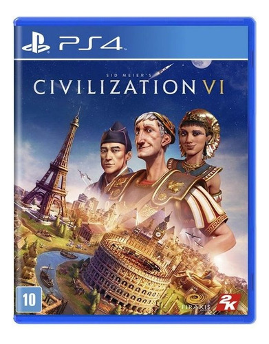 Jogo Mídia Física Sid Meiers Civilization Vi Para Ps4