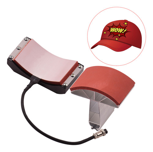 Almohadilla De Silicona Para Prensa De Gorras 5.5x3 Pulgadas