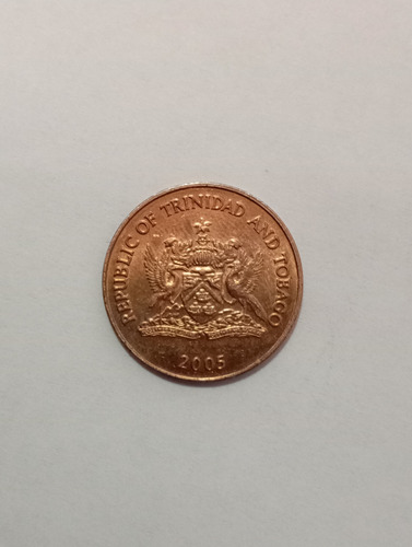 Moneda Trinidad Y Tobago 5 Cents 2005 Ave (&1597 (Usado)