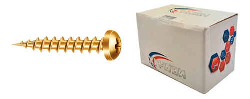 Parafuso New Fix Chip Pan 4,5 X 30 - Kit C/5 Centos