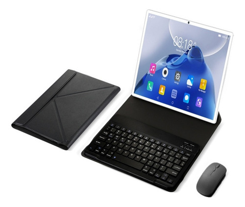 Op Funda Universal Con Teclado Y Mouse For Tablet De 8-11