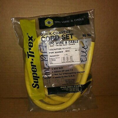 Tpc Wire & Cable 84866e Female Plug - Factory Sealed Ssh