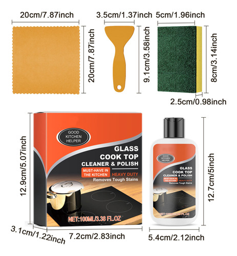 Limpiador Y Abrillantador V Glass Para Encimeras, 100 Ml