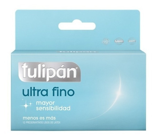 Tulipán Preservativos Látex Ultra Finos Lubricante X12 Local