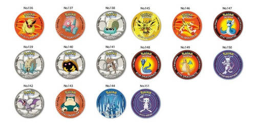 Imagen 6 de 9 de Pokemón 160 Tazos 1er Edición Alternativos En Inglés