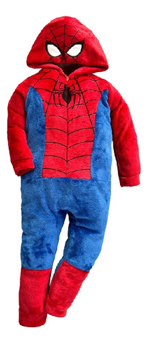 Mameluco Marvel Niño Con Gorro Bordado Spiderman