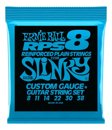 Cuerdas Para Guitarra Eléctrica Calibre 8  38 Ernie Ball