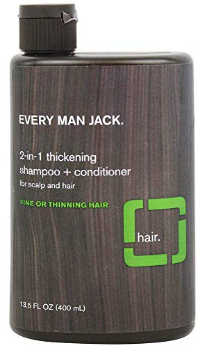 Cada Hombre Jack Champú 2in1 De Thckng Ttree 13.5oz.