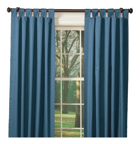 Imagen 5 de 6 de Cortinas Blackout Vinilico 2 Paños 1.40 X 2.10 Con Presillas