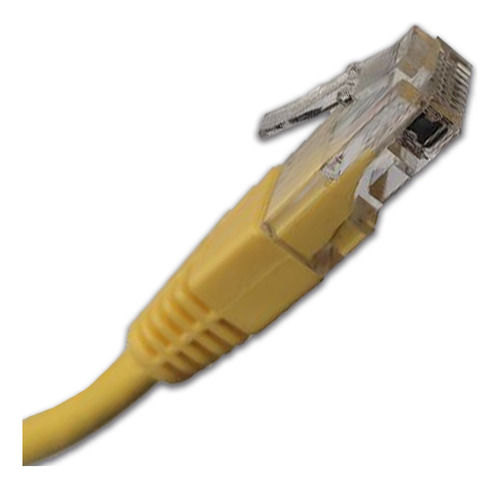 Patch Cord Lanpro Cat5e Certificado 1mt Amarillo