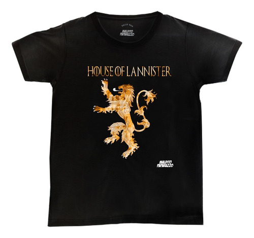 House Of Lannister (game Of Thrones) - Remera 100 % Algodón 