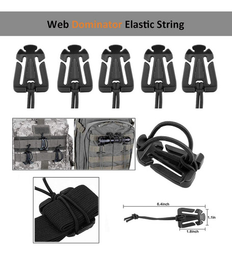 35 Piezas De Accesorios Para Molle Mochila Táctica