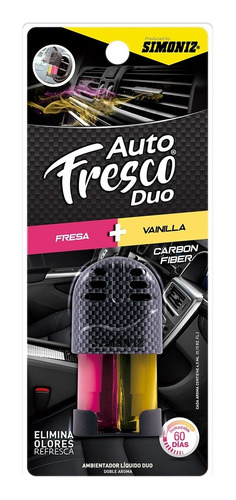 Ambientador Para Carro  Duo Simoniz  4.5 Ml 