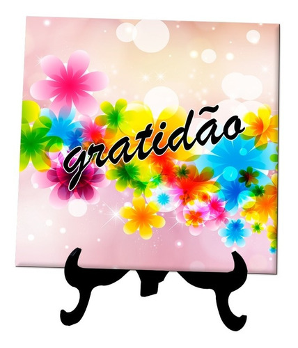 Azulejo Personalizado Gratidão - Decoração - Motivacional