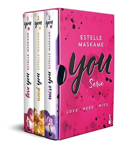 Estuche Estelle Maskame - Serie You Love + Need + Miss