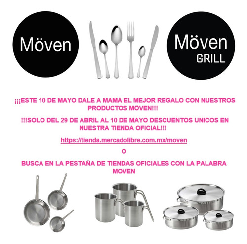 Imagen 2 de 6 de Tenedores Acero Inoxidable 12 Piezas Moven Galicia