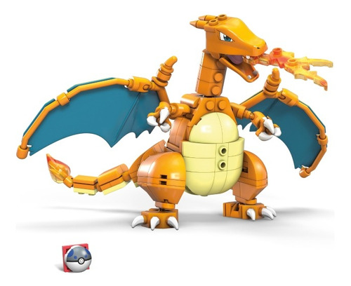 Pokémon Figura Para Armar  Charizard  Mega Construx