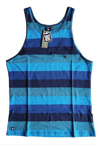 Musculosa Hombre Zimith Troka Rayas Noche Verano