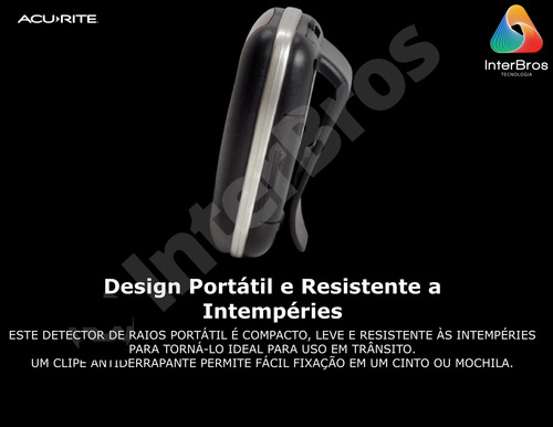 Acurite 02020 Detector Raios Portátil Bolso Kit10 Sj