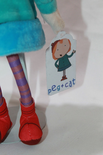 Peg + Cat Peluche Original Mide 30 Cms. Importado