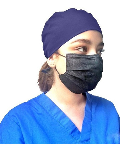 Imagen 3 de 9 de Gorro Unisex Para Medicos, Cocineros (6pzas)