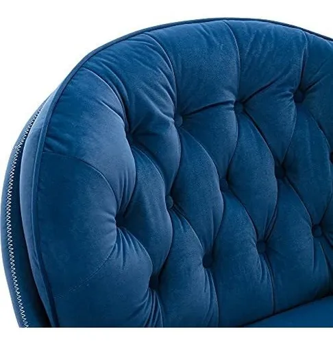 Mueble - Sillón Giratorio Con Otomana, Polibi, Moderno Sofá