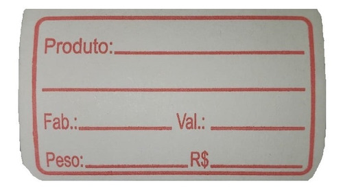 Etiqueta Adesiva Data E Validade 12 Rolos C/666 50x30mm Cada