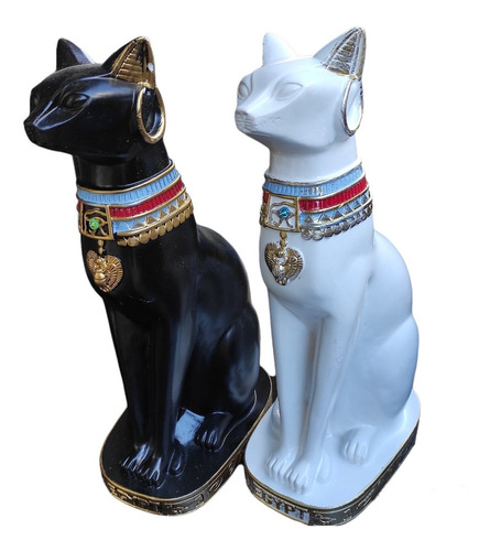 Imagen 1 de 5 de Gato Egipcio Contra La Envidia Estatua Imagen Proteccion